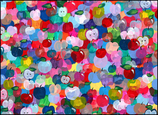 Rainbow Apples Placemats 21x15
