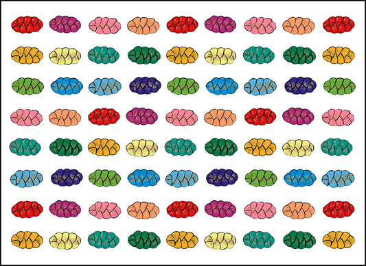 Rainbow Challahs Placemats 21x15