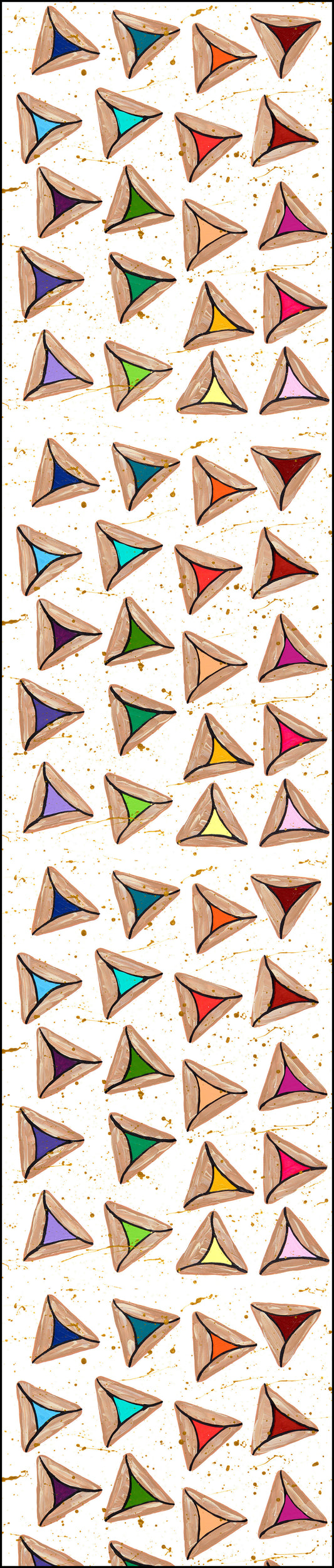 Rainbow HamanTashen Table Runner 16x108