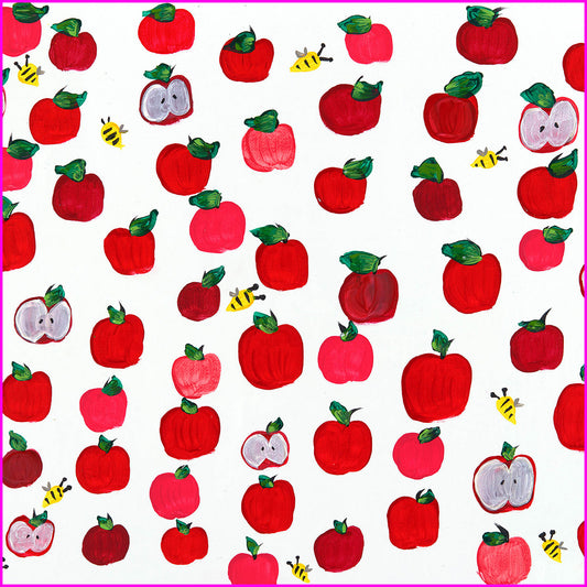 Red Apples Napkins 18x18 4PK