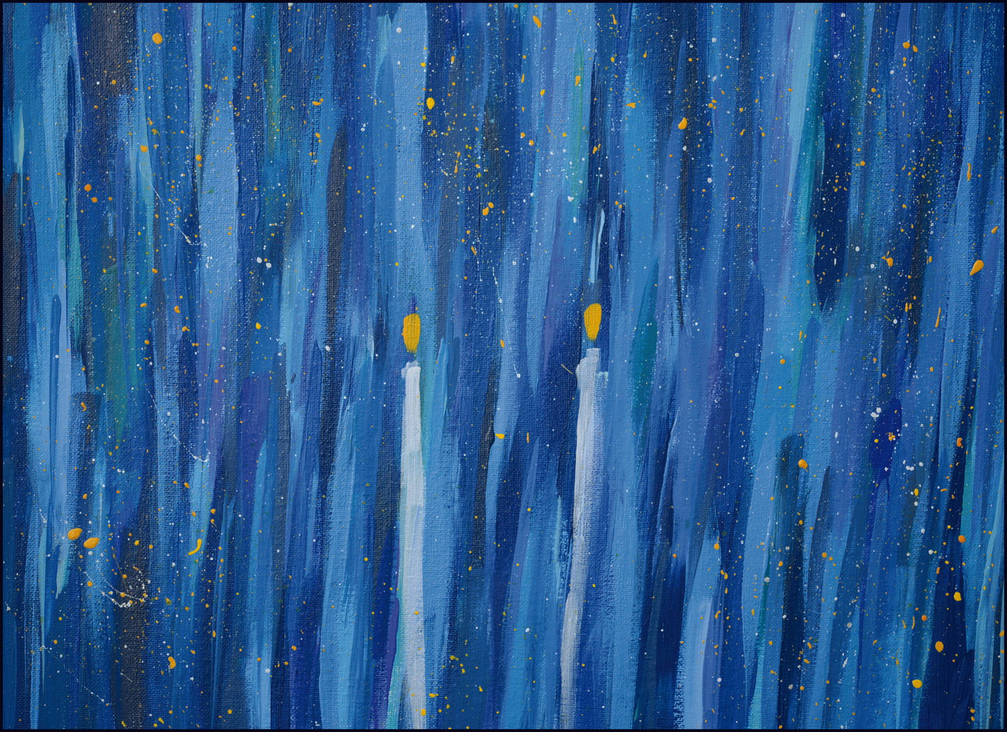 Shabbat Candles Placemats 21x15