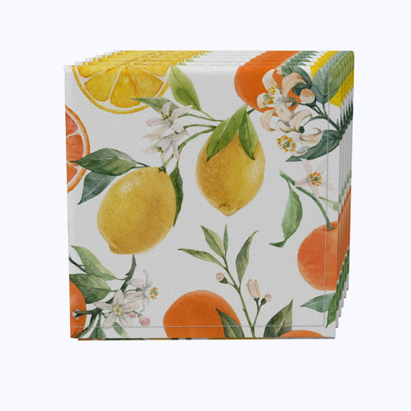 Oranges & lemons Cotton Napkins
