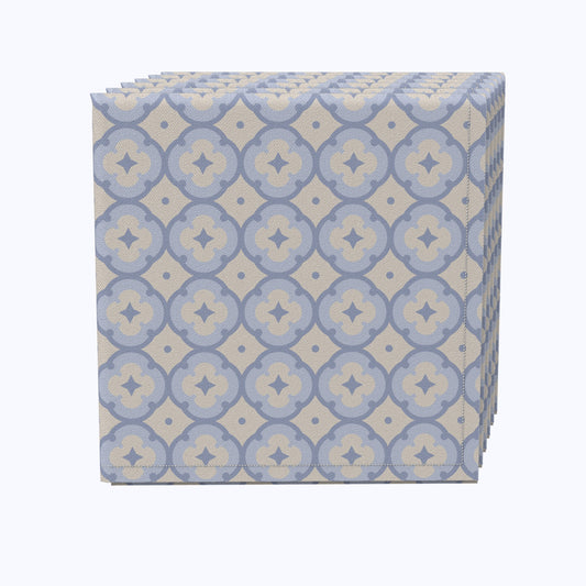 Geometric Décor Cotton Napkins