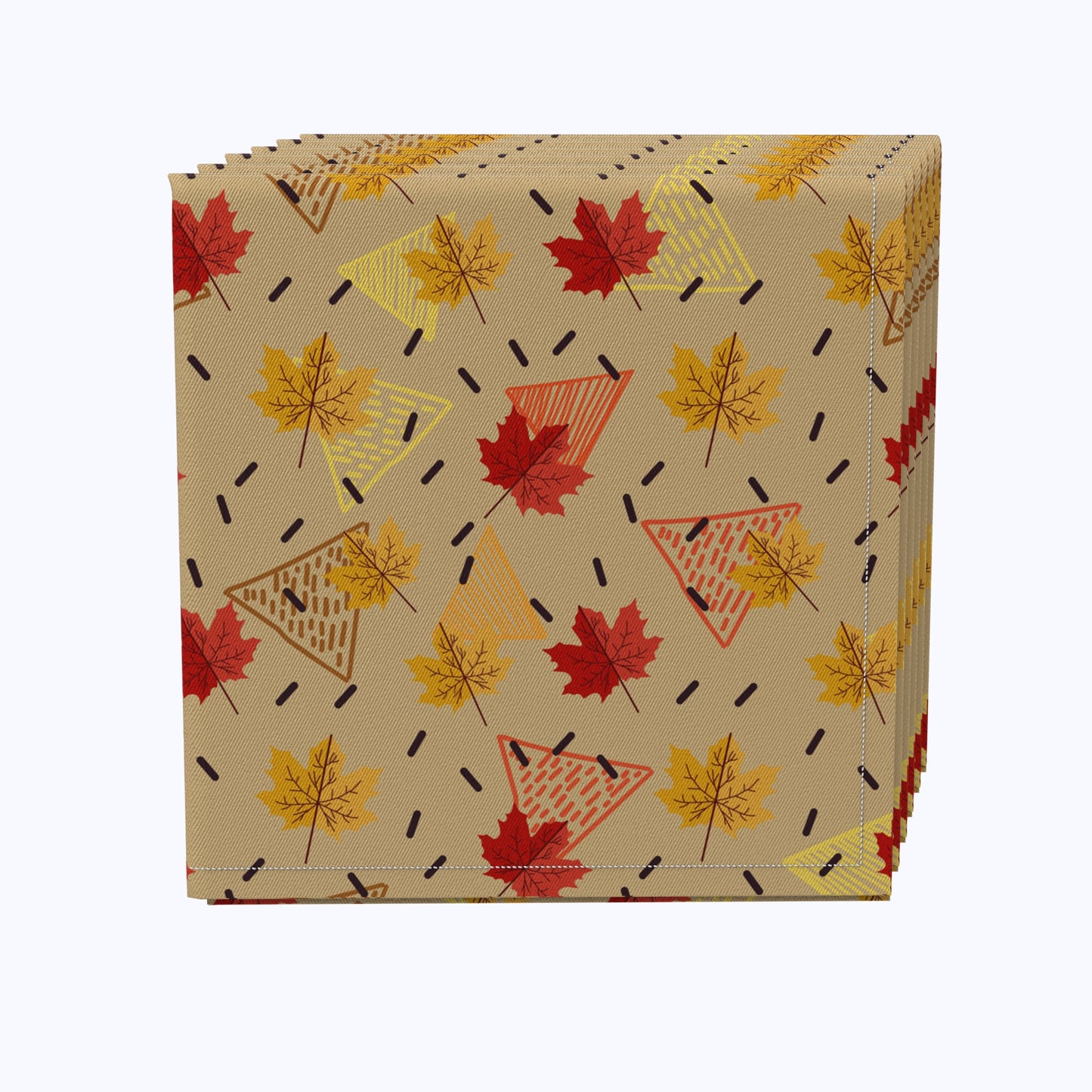 Patterns with Leaves Cotton Napkins