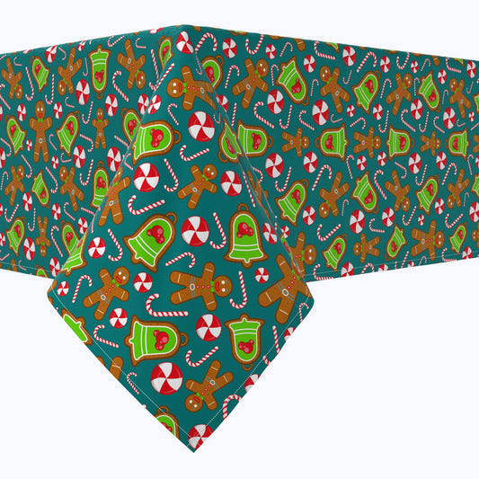Christmas Cookies and Candy Canes Cotton Rectangles