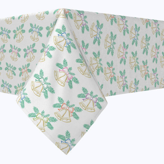 Golden Bells & Ribbons Cotton Squares