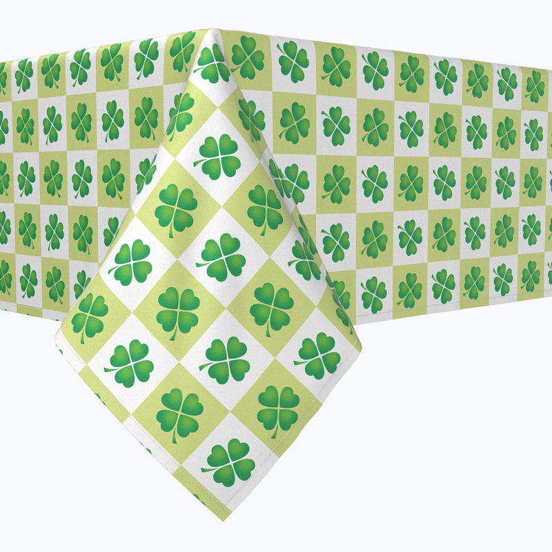 4 Leaf Clover Check Square Tablecloths