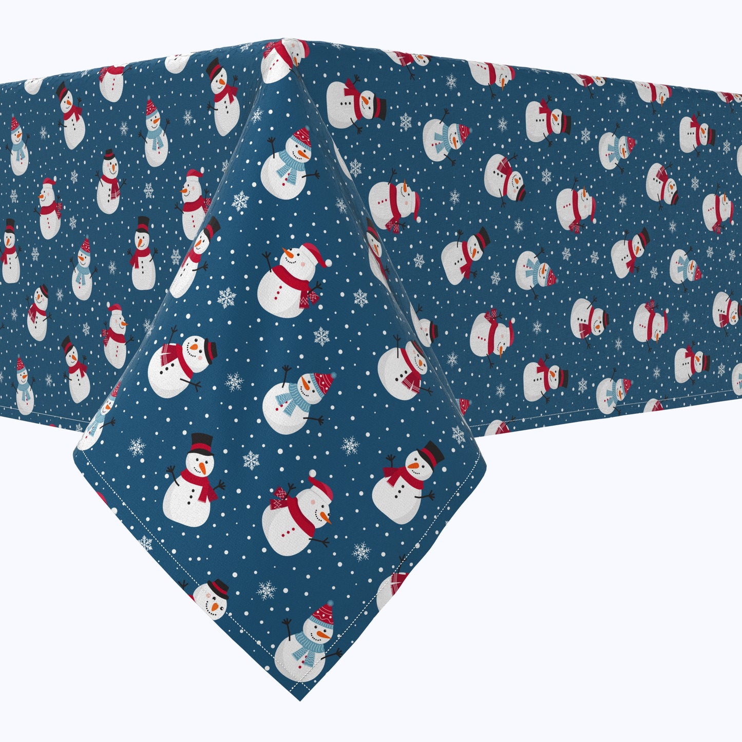 Snowmen in a Winter Wonderland Cotton Squares