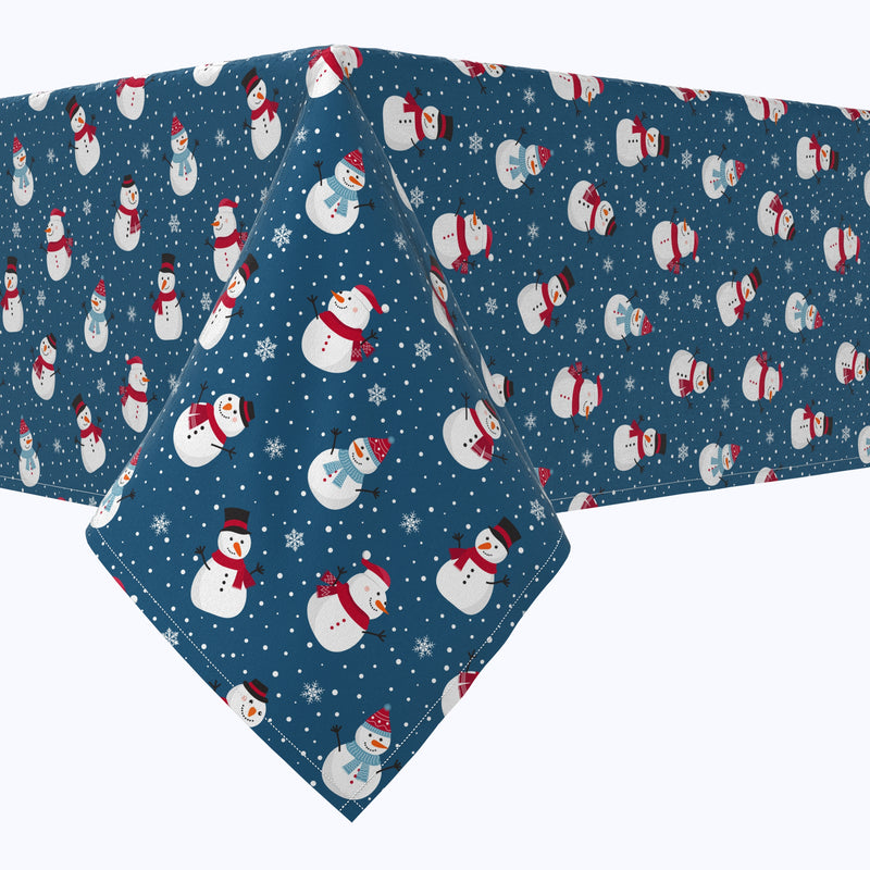 Snowmen in a Winter Wonderland Cotton Rectangles