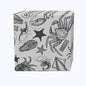 Seafood Skectch Cotton Napkins