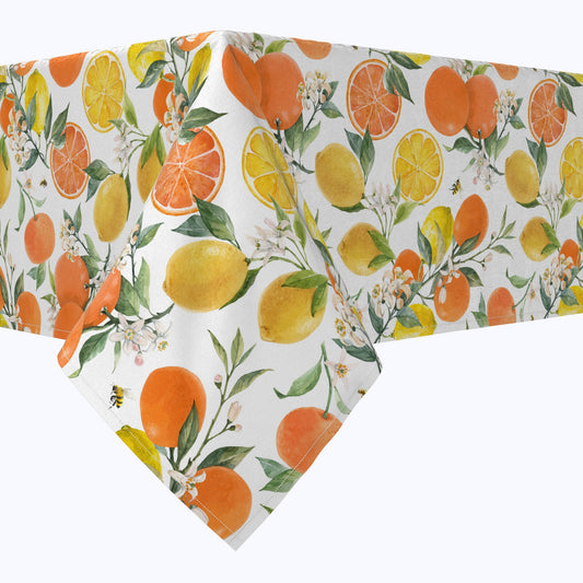 Oranges & lemons Cotton Rectangles