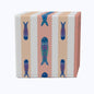 Fish in Scalloped Stripes Cotton Napkins