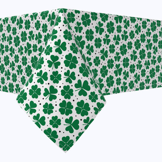 St. Patrick's Day Shamrock Decoration Cotton Rectangles