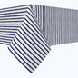 Navy brush Stroke Stripe Cotton Squares