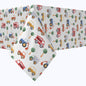 Trucks, Tractors & Cars Cotton Rectangles