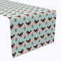 Winter Cardinals & Presents Cotton Table Runners