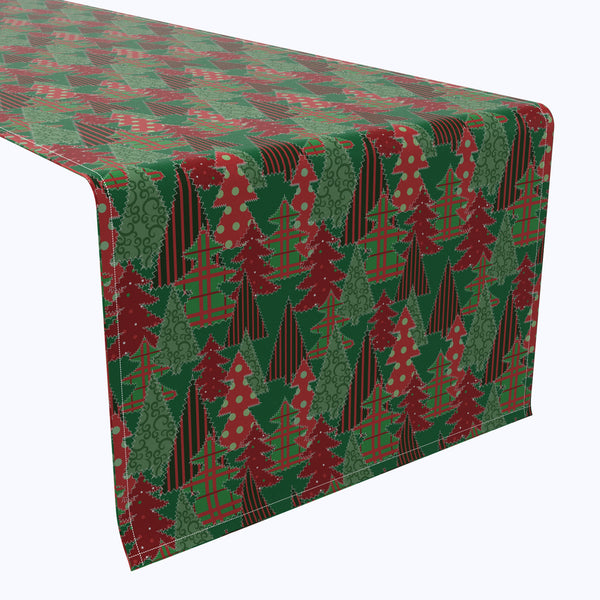 Christmas tree Patchwork Cotton Table Runners