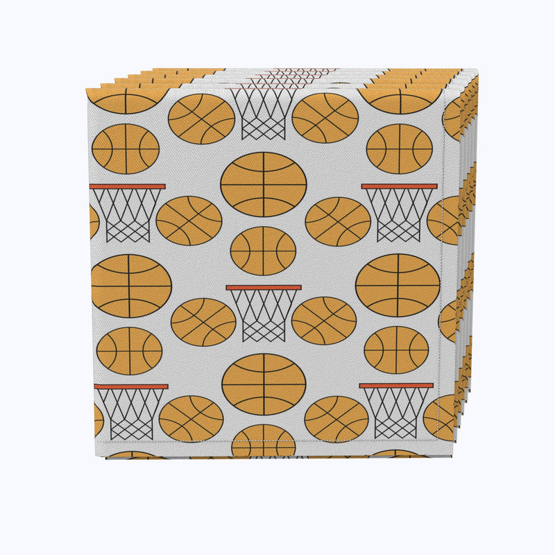 Basketball & Hoops Cotton Napkins