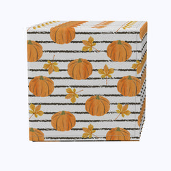 Abstract Autumn Stripe Cotton Napkins
