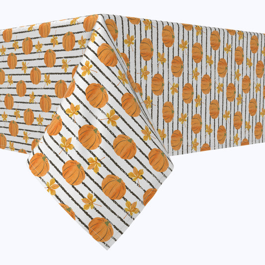 Abstract Autumn Stripe Cotton Rectangles