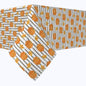 Abstract Autumn Stripe Cotton Rectangles