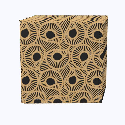 Abstract Bamboo Stairs Napkins