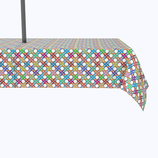 Abstract Colorful Octagon Outdoor Rectangles