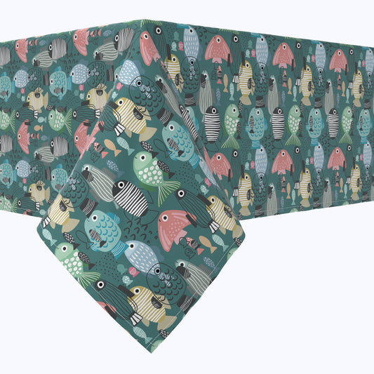 Abstract Fish Tablecloths