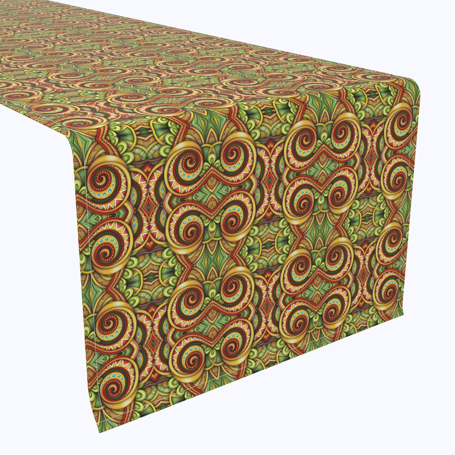 Abstract Kaleidoscope Paisley Runners