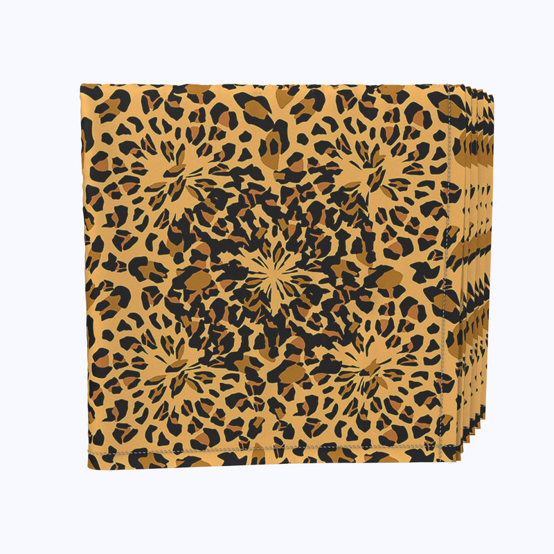 Abstract Leopard Spots Napkins