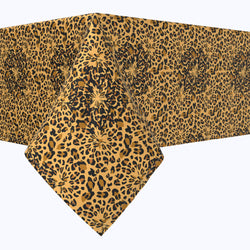 Abstract Leopard Spots Squares