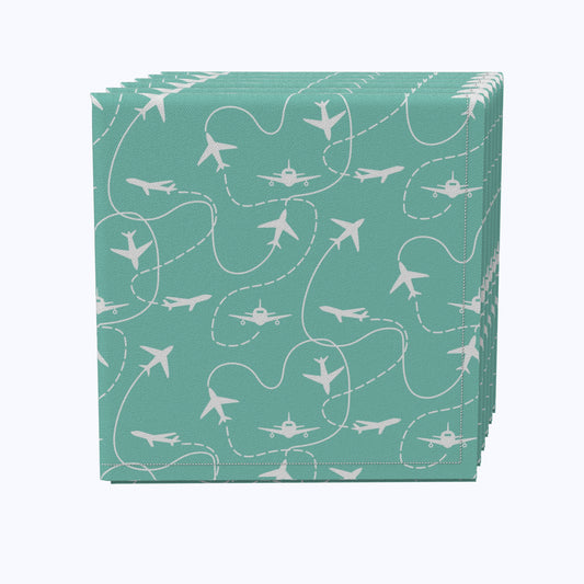 Airplane Travels Napkins