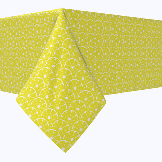 Allover Lemon Slices Cotton Rectangles