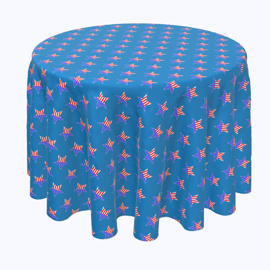 American Flags in Stars Rounds