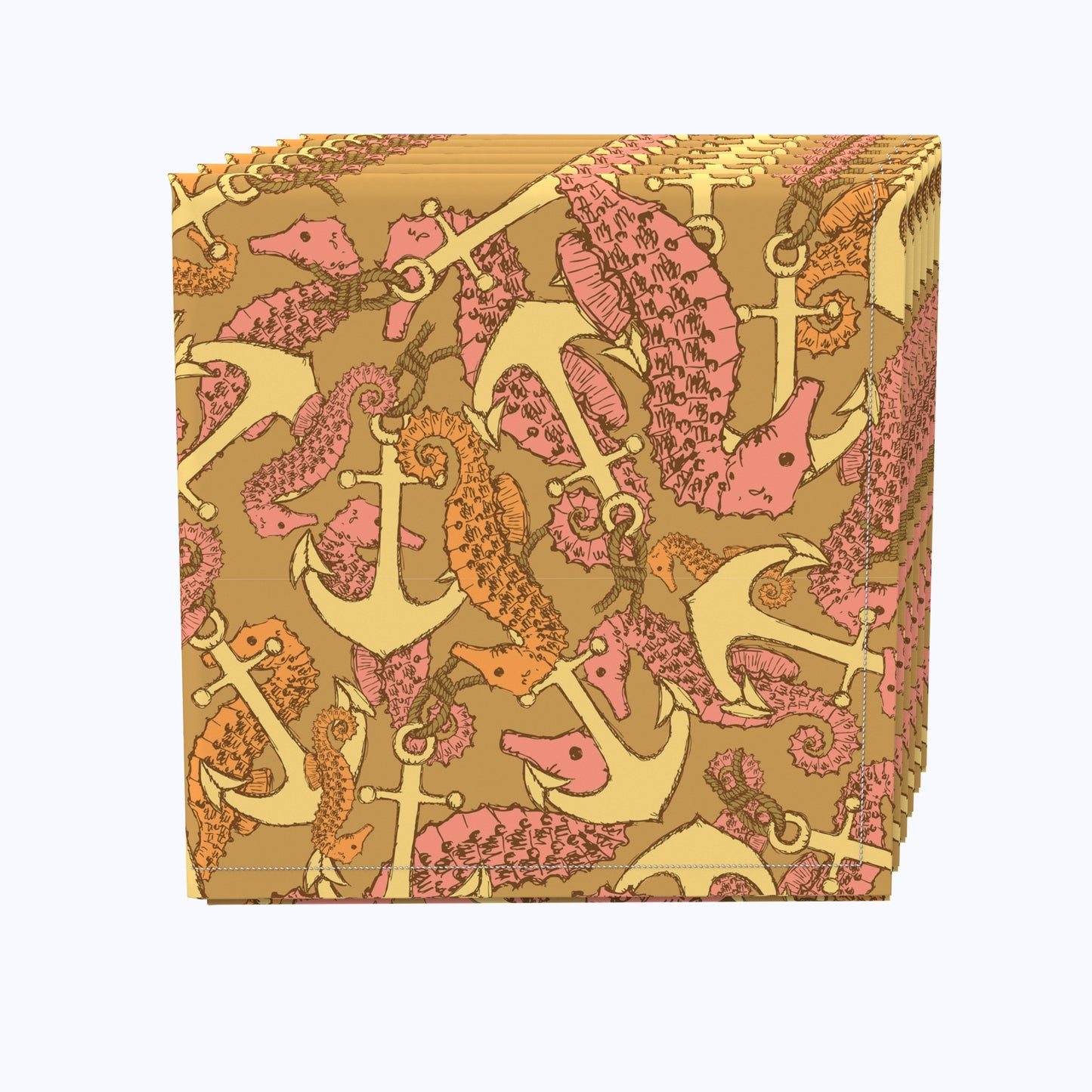 Anchors & Seahorses Napkins