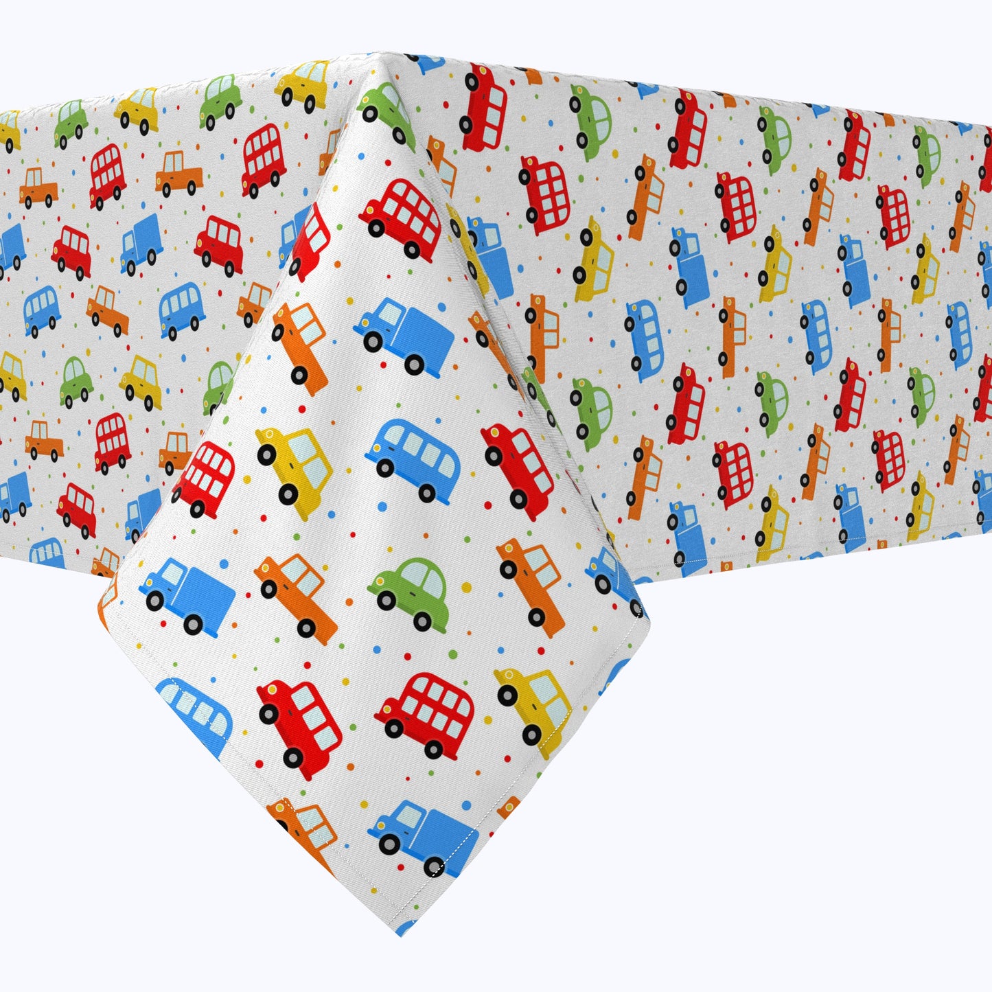 Automobile Repeat Cotton Rectangles