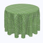 Bamboo Green Grid Fence Rounds