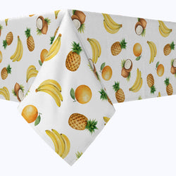Bananas, Pineapples & Oranges Cotton Rectangles