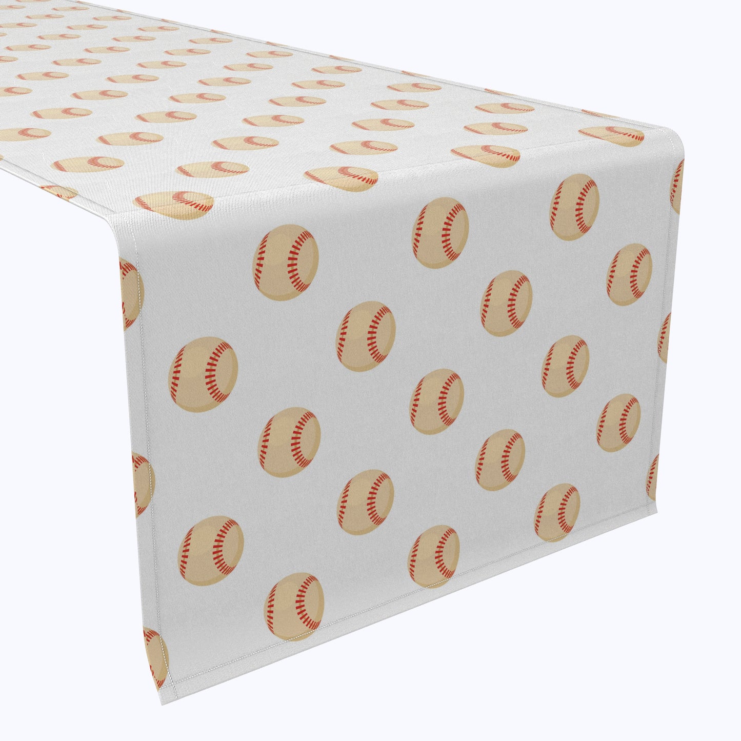 Baseballs Table Runners