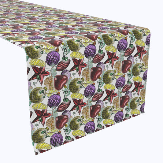 Beautiful Sketch Christmas Ornaments Runners