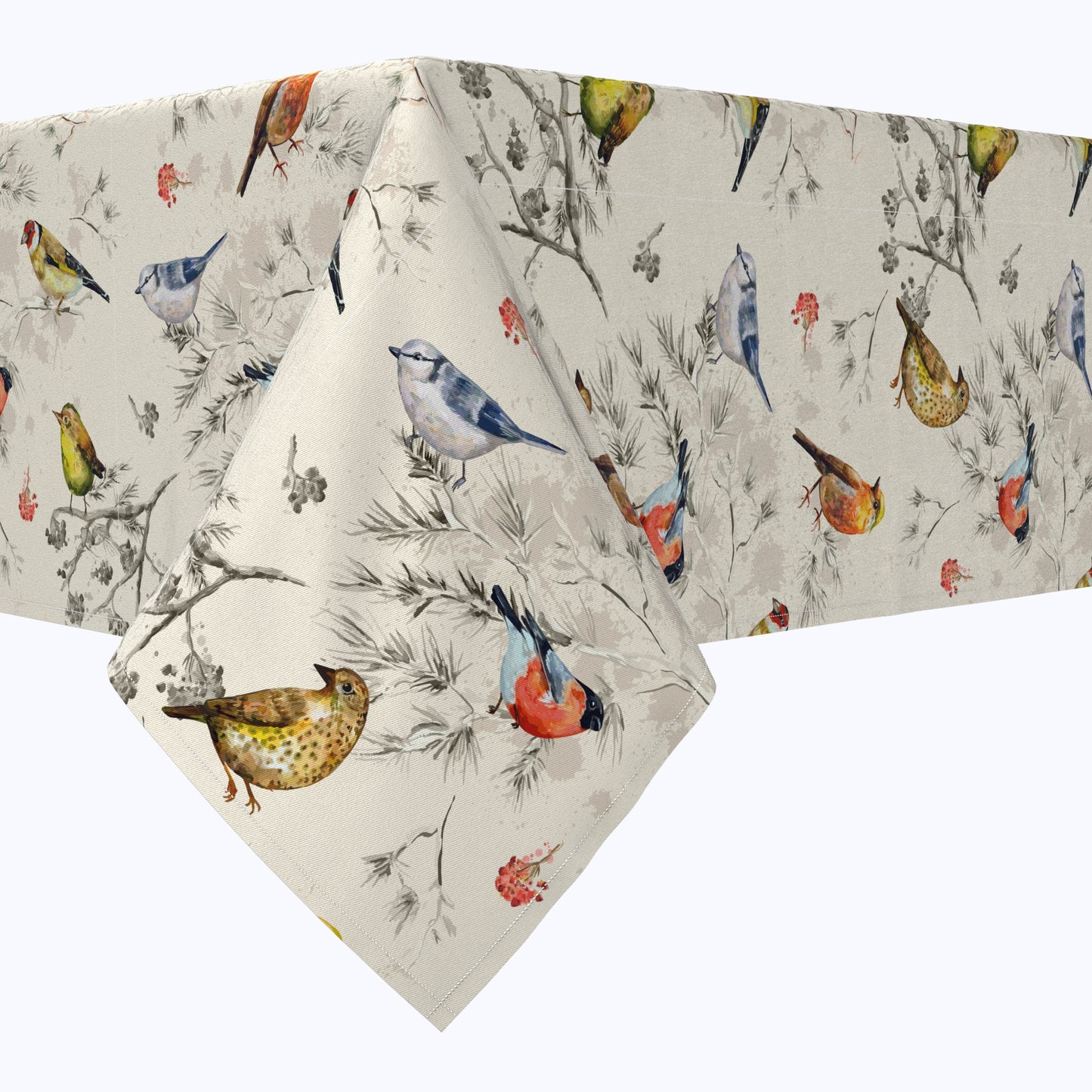 Bird Watch Cotton Rectangles