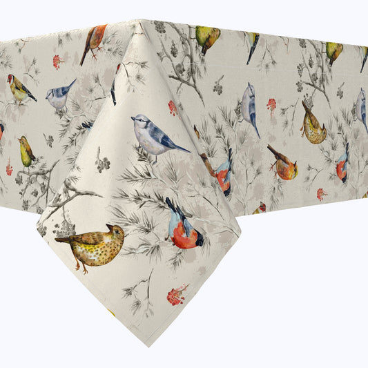 Bird Watch Cotton Rectangles