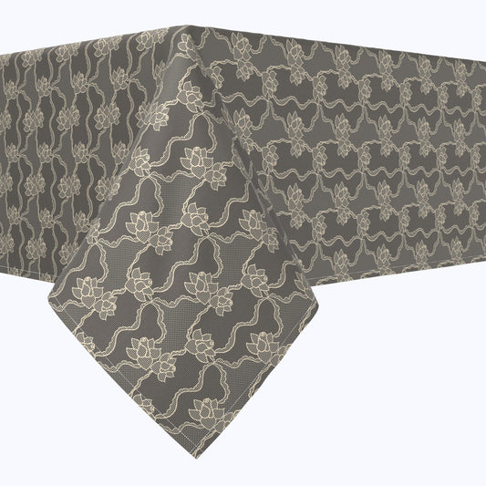 Black Lace Orchids Rectangles
