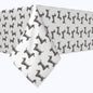 Black & White Dachshund Toss Rectangles