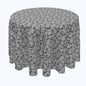 Black & White Lace Doily Rounds
