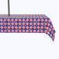 Blue Diamonds in Red Stripes Outdoor Rectangles