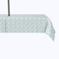 Blue Floral Lace Scrolls Outdoor Rectangles
