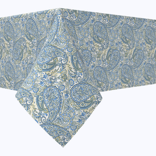 Blue Paisley Tablecloths