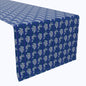 Blue Shaded Peony Flowers Table Runners