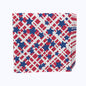 Blue Stars on America Check Napkins